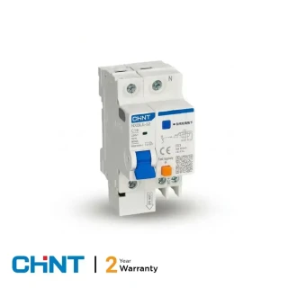 16A Residual Current Breaker with Over-Current (RCBO) 1P+N