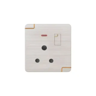 3 Pin Round Socket with Switch (Walton Gang Switch)