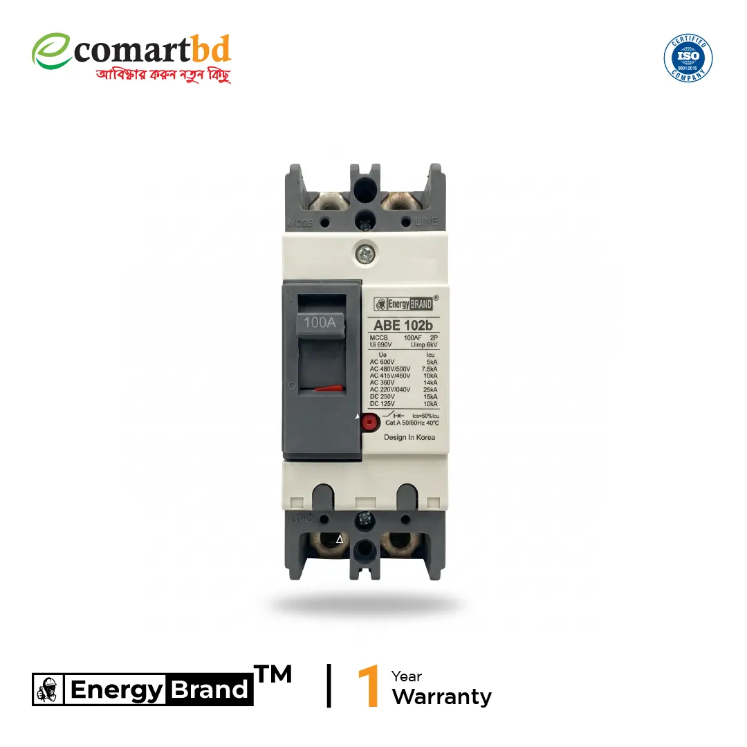MCCB Energy Brand 2P 100A