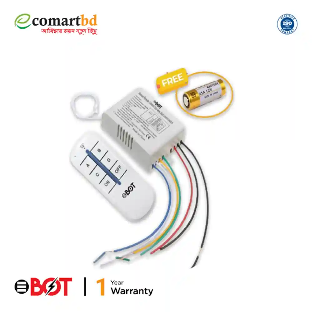 4 Channel Remote Control Switch