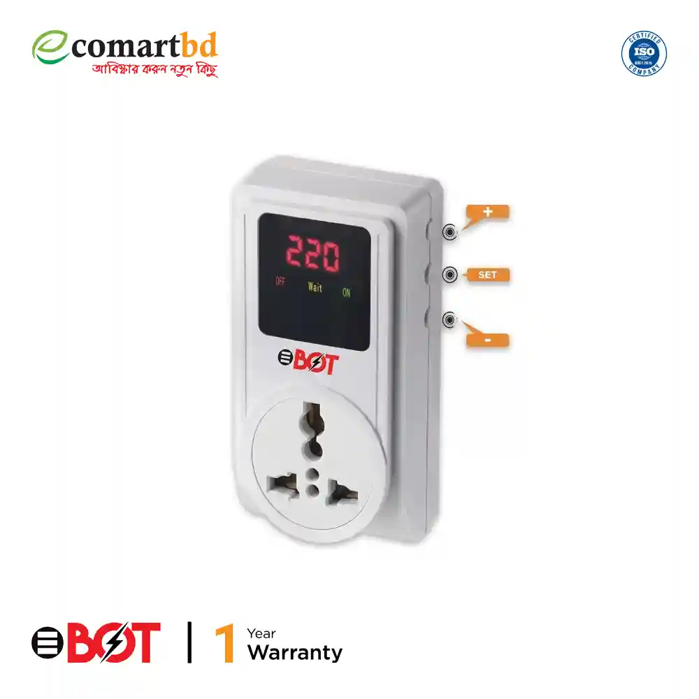 Voltage Protector For All Appliance (Universal Plug)