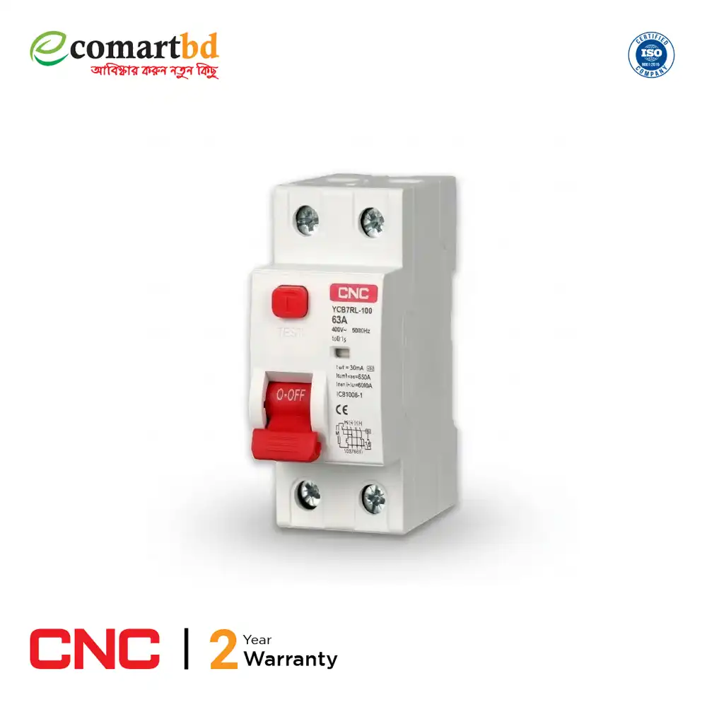 63A RCCB- Type-AC (CNC)
