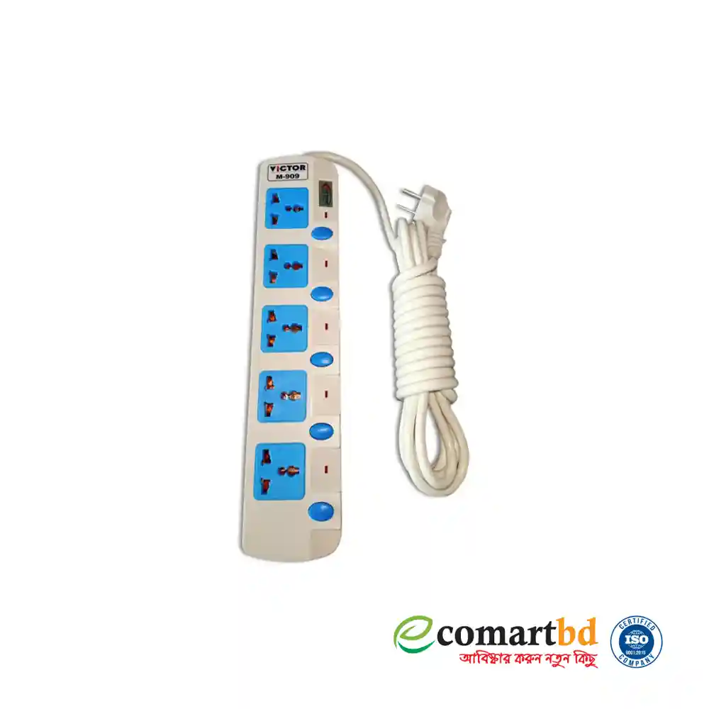 Victor M-909 Heavy-Duty Multiplug 5M
