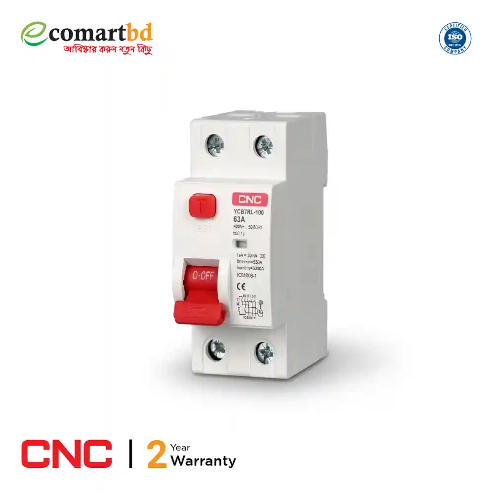 63A RCCB Magnetic Type-A (CNC)