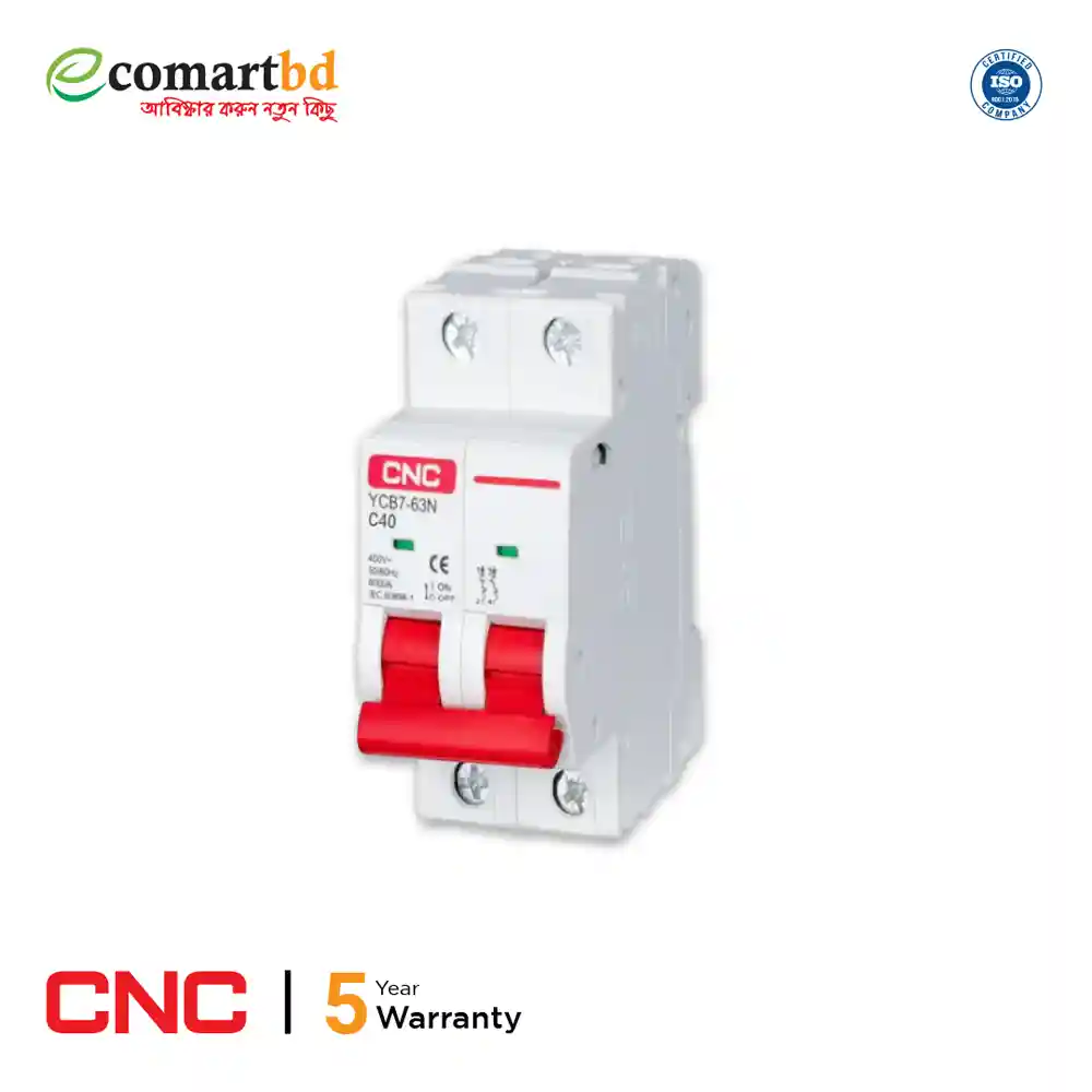 MCB Double Pole Circuit Breaker 40A (CNC)
