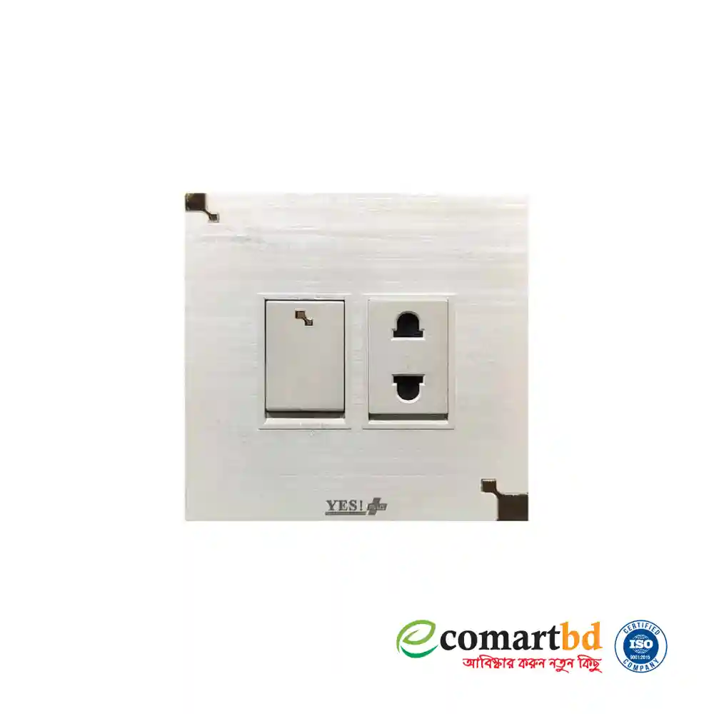 2-Pin Multi Socket With a Switch.