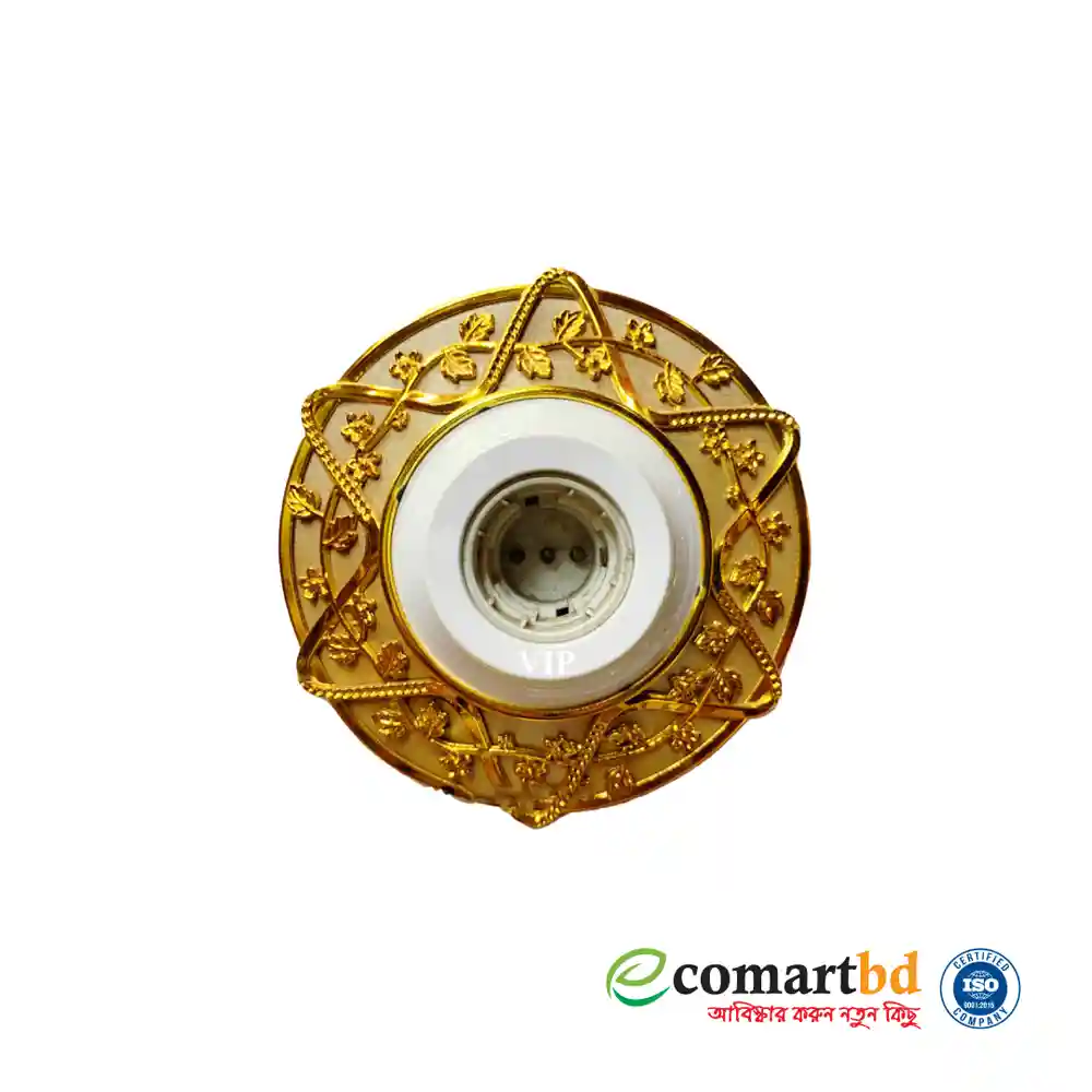 Luxurious Golden Batten Holder