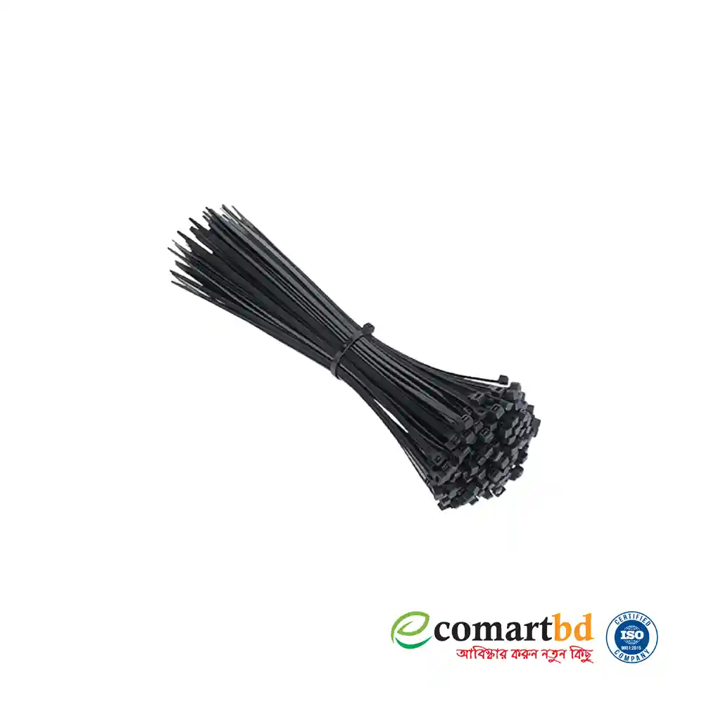 Electric Cable Tie 4*150mm-100 Pcs (Black)