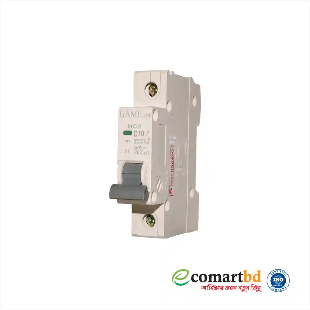 MCB Miniature Circuit Breaker Single Pole 10A