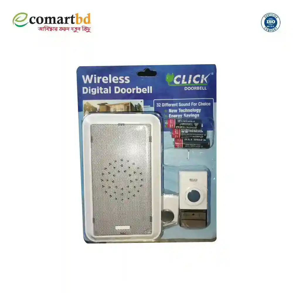 Click Wireless Digital Door Calling Bell With Remote